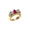 Anello rubini diamanti e oro GEMME art. CIPANR100