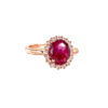 Anello rubino e diamanti oro rosa BON TON art.AN2392