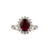 Anello rubino  diamanti e oro  BON TON art.  AN1283