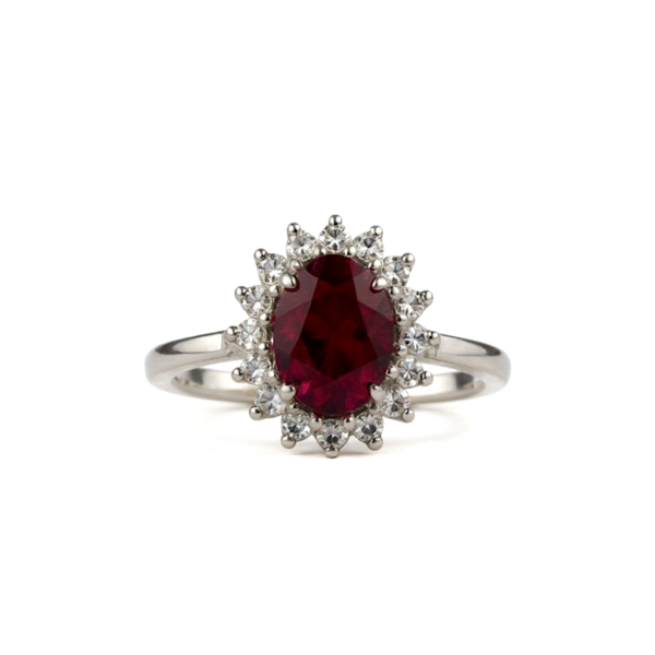 Anello rubino  diamanti e oro  BON TON art.  AN1283