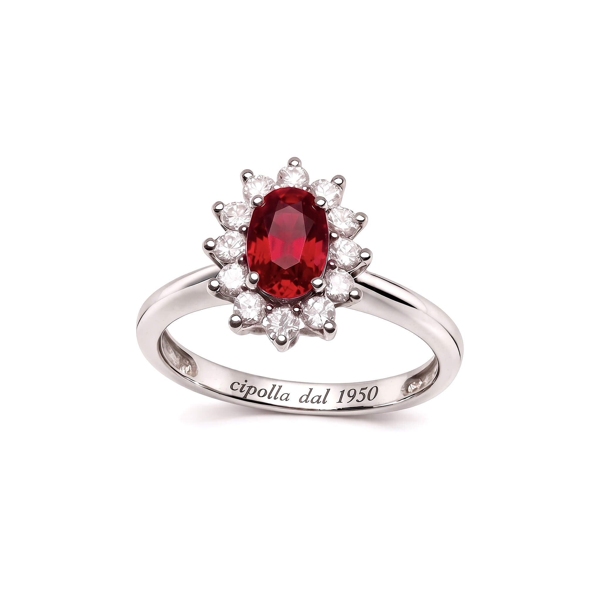Anello rubino diamanti e oro BON TON  art. AN1821