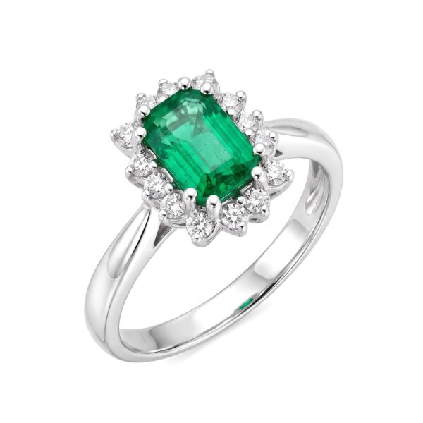 Anello smeraldo e diamanti BON TON ART. AN1139