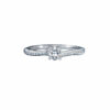 Solitaire ring gold and diamonds WISH ART.AN1293