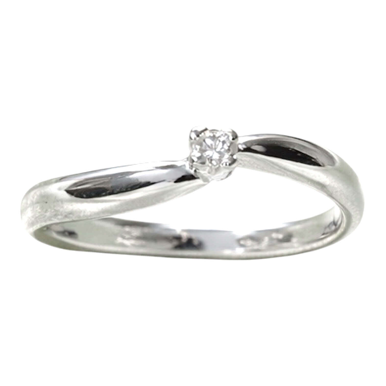 Anello solitario oro e diamanti  PASSIONE Art. AN1229