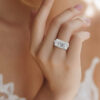 Anello trilogy oro e diamanti BAGUETTE Art. 5214R