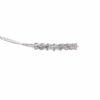 Anello veretta oro bianco e diamanti ARMONIE art.AN011