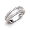 Anello Veretta con Diamanti Baguette Art. 24054RW
