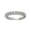 Anello veretta di diamanti in oro bianco  750% DESIDERIO ART. AN2697
