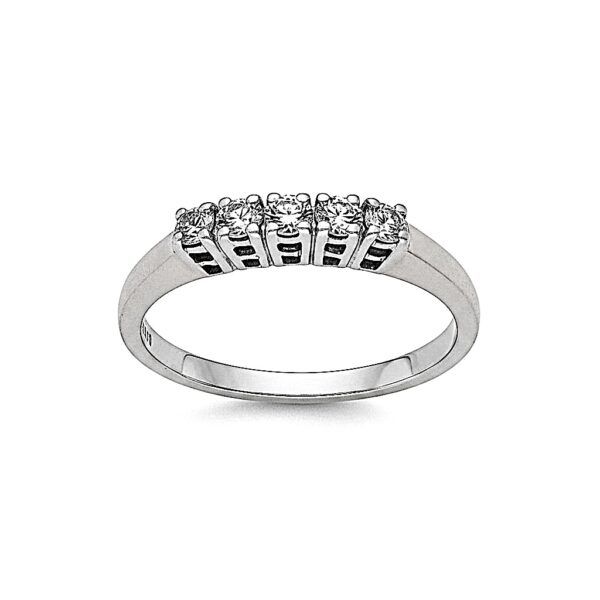 Anello veretta di diamanti NOTE  D'AMORE art.  AN3080