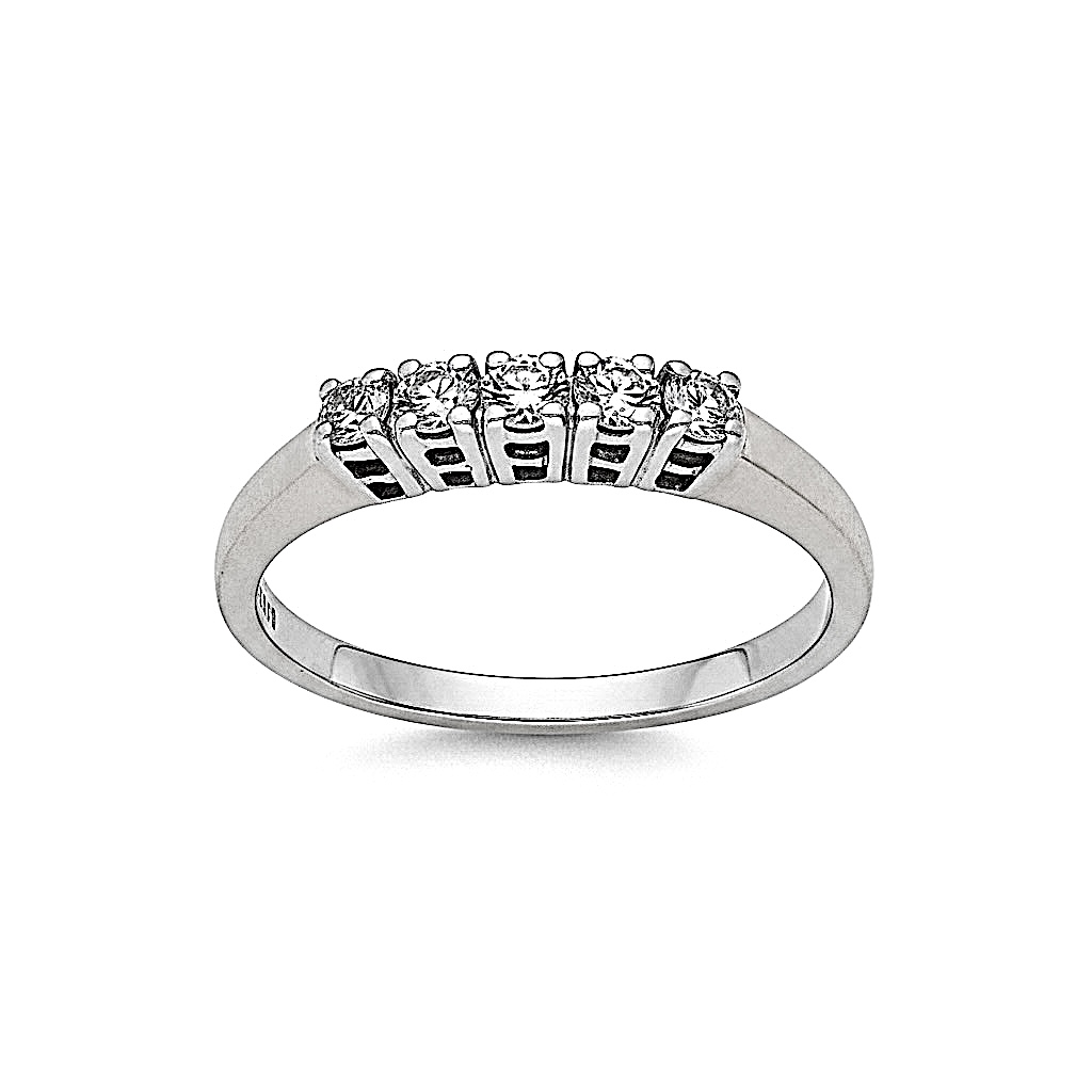 Anello veretta di diamanti NOTE D’AMORE art. AN1020