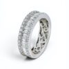 Anello Veretta con Diamanti Baguette Art. 3910RW