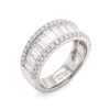 Anello Veretta con Diamanti Baguette Art. B-12100RW
