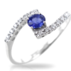ANELLO ZAFFIRO E DIAMANTI GEMME ART.  AN941