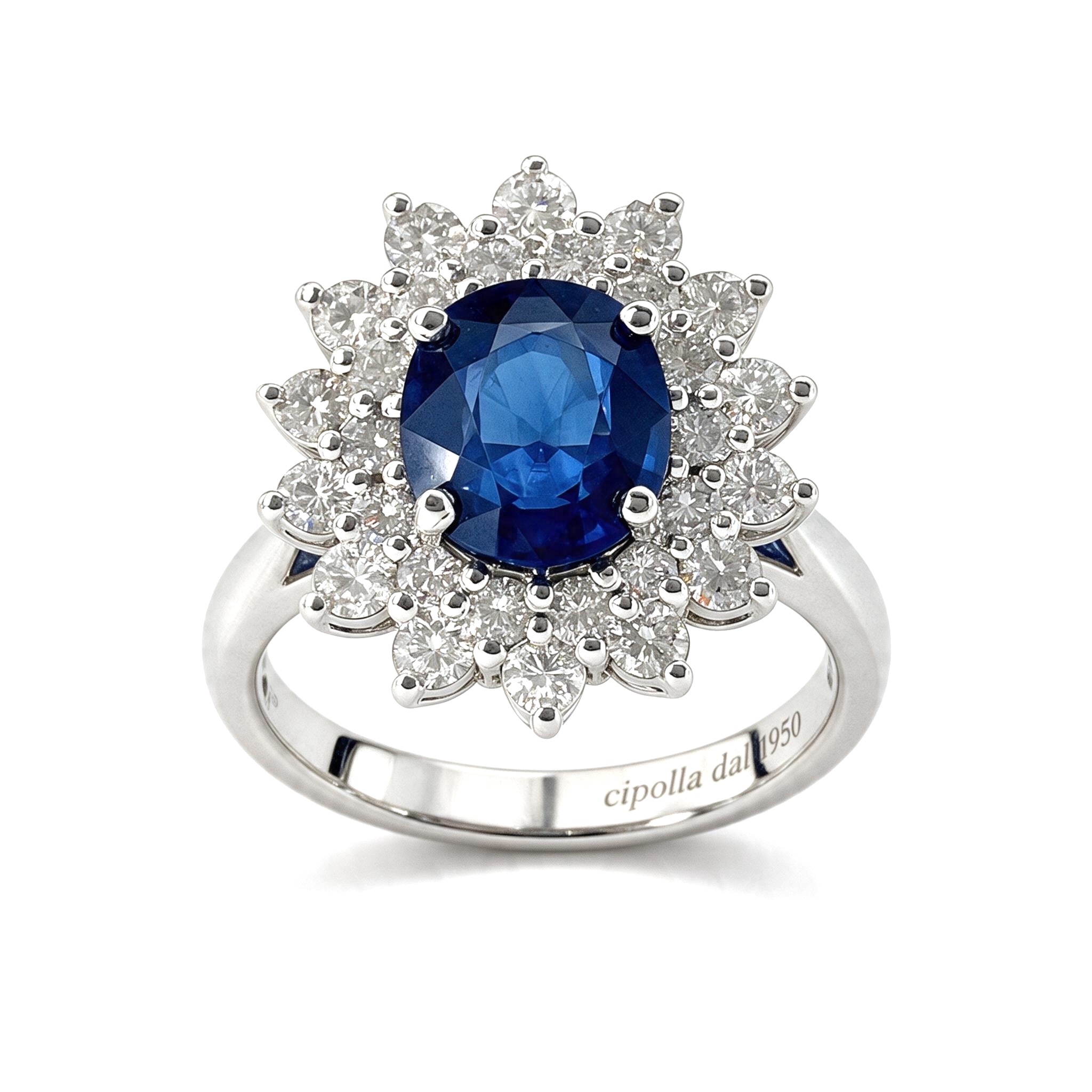 Anello zaffiro diamanti e oro BON TON  Art. AN2668