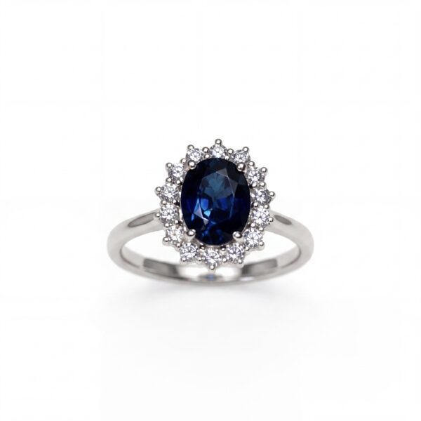 Anello zaffiro e diamanti BON TON art. AN1343