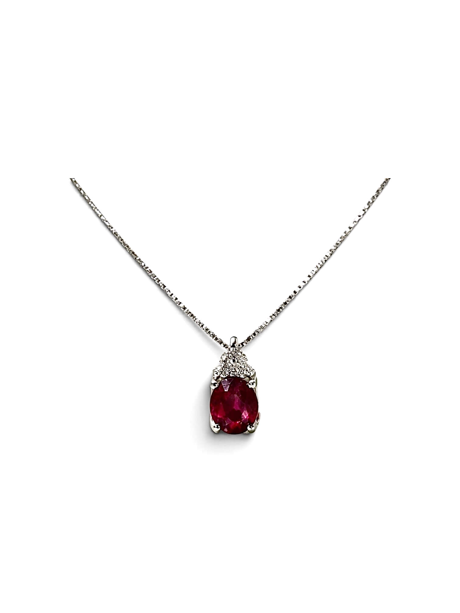 Girocollo Rubino Oro e Diamanti GEMME Art.CD337