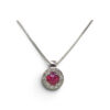 Gold and Diamond Ruby Pendant Art. CD279