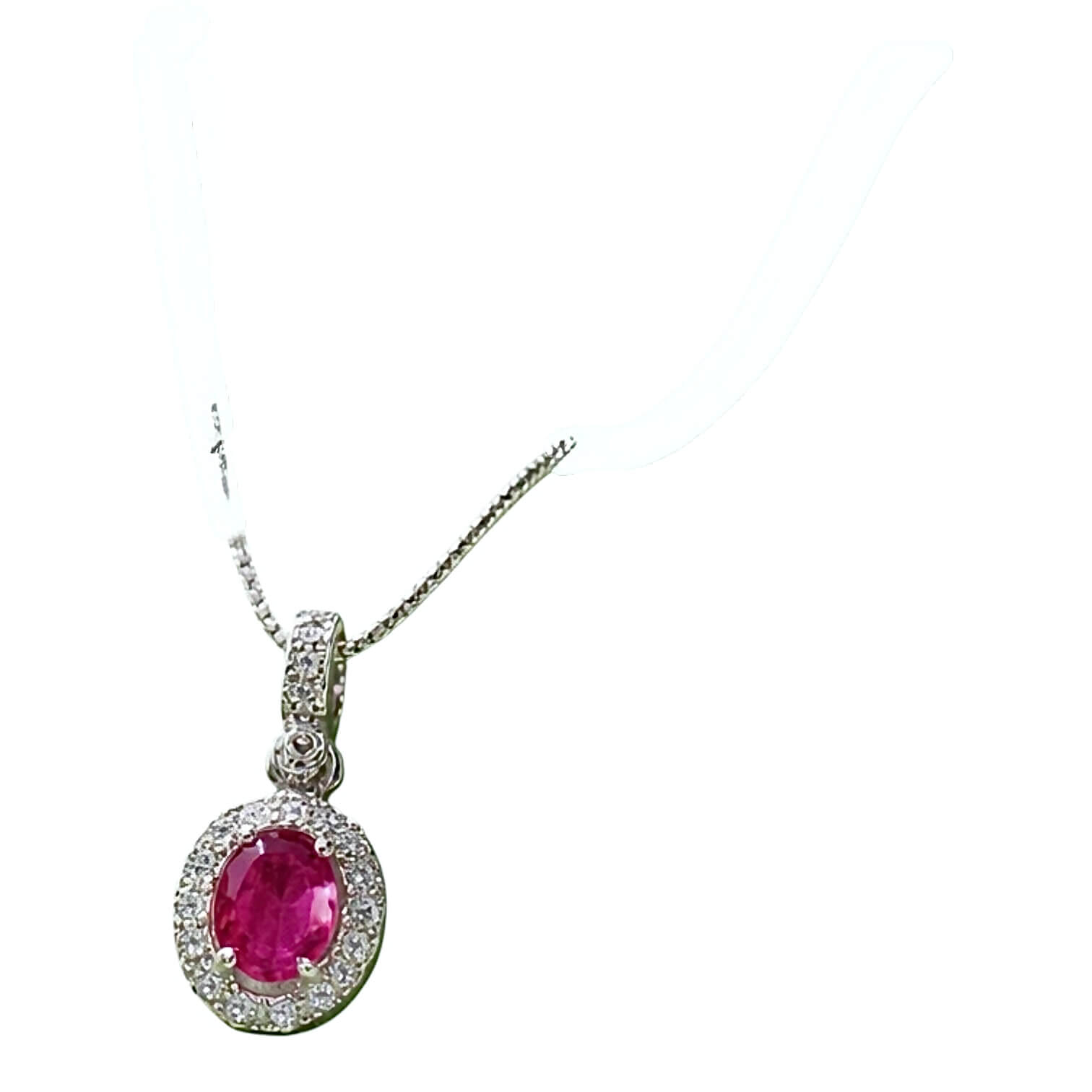 Girocollo Rubino Oro e Diamanti GEMME Art.CD1127