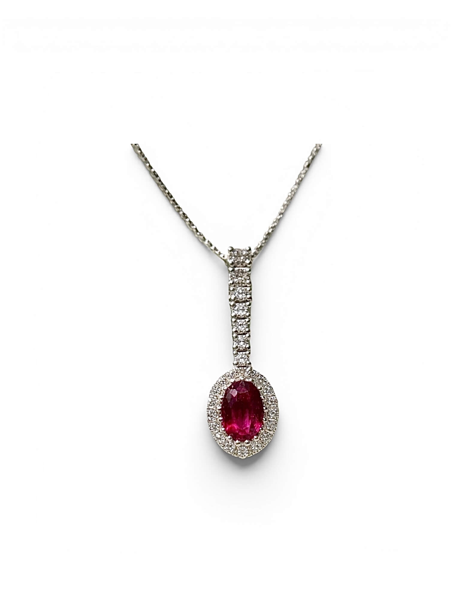 BELLE EPOQUE Gold and Diamond Ruby Pendant Art. CD398