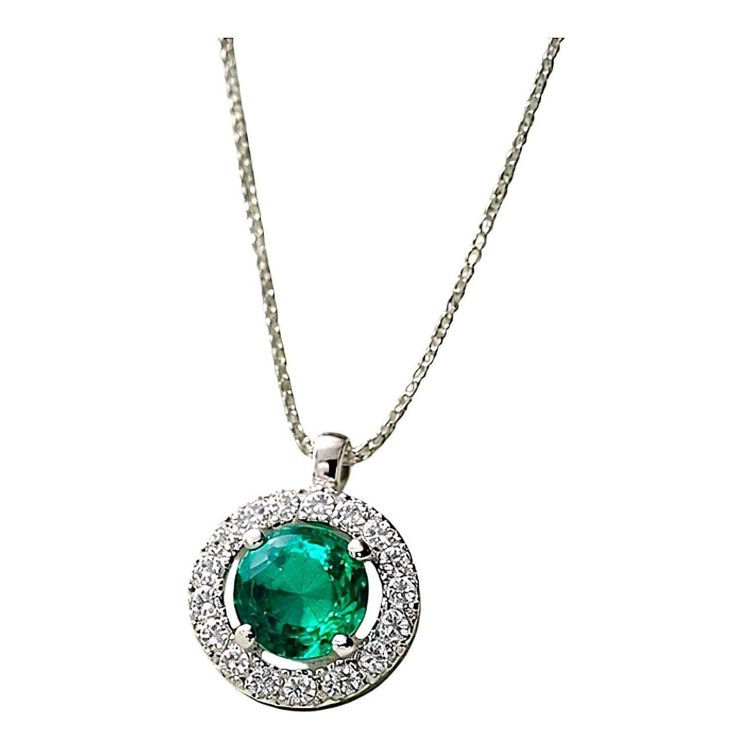 Girocollo smeraldo e diamanti GEMME Art. CD208