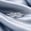 Solitaire ring gold and diamonds WISH ART.AN1293