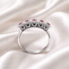 RING RUBIES AND DIAMONDS GOLD 750% ART. AN1652