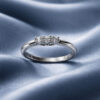 Anello trilogy di diamanti oro bianco SOGNO art.AN2153
