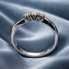 Anello trilogy di diamanti oro bianco SOGNO art.AN2153