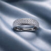 Anello fascia con diamanti art.207729