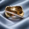 Anello oro rosa e diamanti SATURNO art. RADI005
