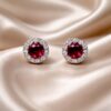 Gold Rubies and Diamonds Earrings BELLE EPOQUE Art. OR468