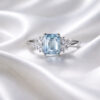 Anello acquamarina e diamanti GEMME Art. AN2956