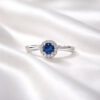 Anello con zaffiro e diamanti art. AN1452