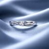 Anello solitario oro e diamanti  PASSIONE Art.AN012