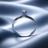 Anello solitario  GIGLIO oro e diamanti Art.AN2897