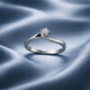 Solitaire ring gold and diamond LOOKS Art. AN1416