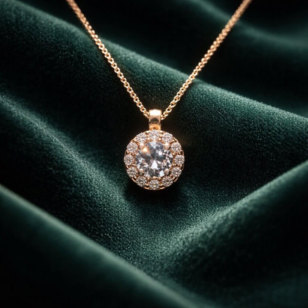 Pendant point light rose gold and diamonds SILK ART.CD961 Pendant point light rose gold and diamonds SILK ART.CD961