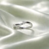 Solitaire ring gold and diamonds PASSION Art. AN1229
