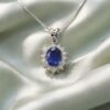 Girocollo Zaffiroe Diamanti  BON TON Art. CD191-1