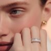 Anello Veretta con Diamanti Baguette Art. 3910RW