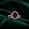 Anello rubino  diamanti e oro  BON TON art.  AN1283