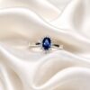 Anello zaffiro diamanti oro bianco BON TON art. AN2855