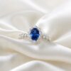 Anello zaffiro blu e diamnti BON TON Art. AN816