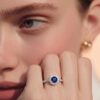 Anello zaffiro e diamanti BELLE EPOQUE ART. AN908