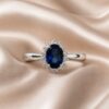 Anello zaffiro in oro  e diamanti BON TON  Art. AN2174-2