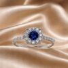 Anello zaffiro e diamanti BELLE EPOQUE ART. CIP264857ZB