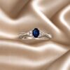Anello zaffiro blu e diamanti GEMME Art. AN2674-2