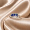 Anello trilogy con zaffiri e diamanti  BELLE EPOQUE Art. AN928
