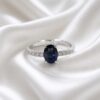 ANELLO  ZAFFIRO ORO E DIAMANTI GEMME ART. AN1066