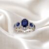 Anello oro zaffiri e diamanti BELLE EPOQUE art. AN1432